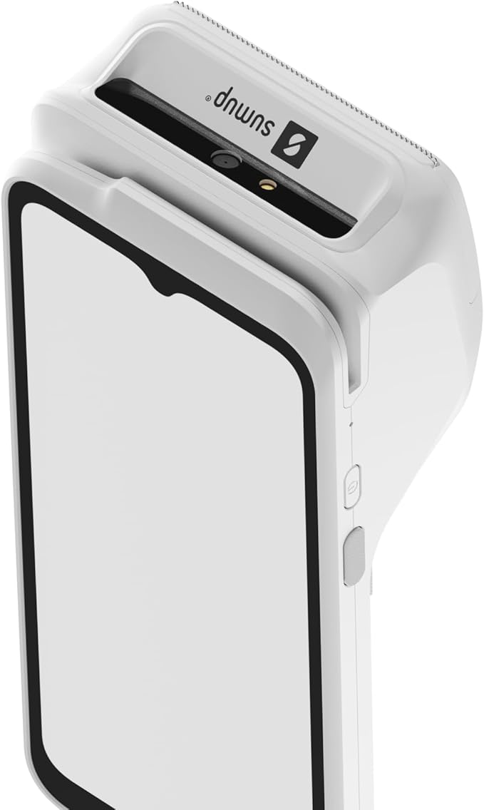 SUMUP, Terminal de Paiement Autonome avec Écran Tactile, Compatible WiFi et Données Mobiles, Accepte Tous Types de Paiements sans Contact et Cartes Bancaires