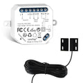 LoraTap Ouvre-Porte de Garage Connecté WiFi, Interrupteur de Porte Intelligent, Compatible avec Alexa, Commutateur Contrôlé à Distance, Kits Smart Module pour Portail Coulissant
