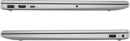 HP 15-fc0006sf Ordinateur Portable 15,6" FHD, PC Portable (AMD Ryzen 5 7520U, RAM 8 Go, SSD 256 Go, AMD Radeon Graphics, Windows 11), Laptop Argent, Clavier AZERTY