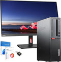Lenovo Poste de bureau complet PC de bureau Intel Core i5-8400 jusqu'à 4,60 GHz | RAM 16 Go | SSD 512 Go | moniteur 27 ThinkVision FullHD Wifi Win 11 OFFICE 2021 Professionnel