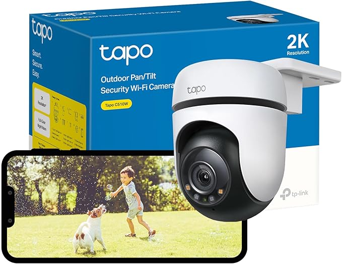 Tapo C510W Dome Caméra de sécurité IP Intérieure et extérieure 2304 x 1296 pixels Plafond, 1080p