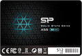 Silicon Power SSD 512Go 3D NAND A55 SLC Cache Performance Boost 2.5 pouces SATA III 7mm (0.28") Interne SSD