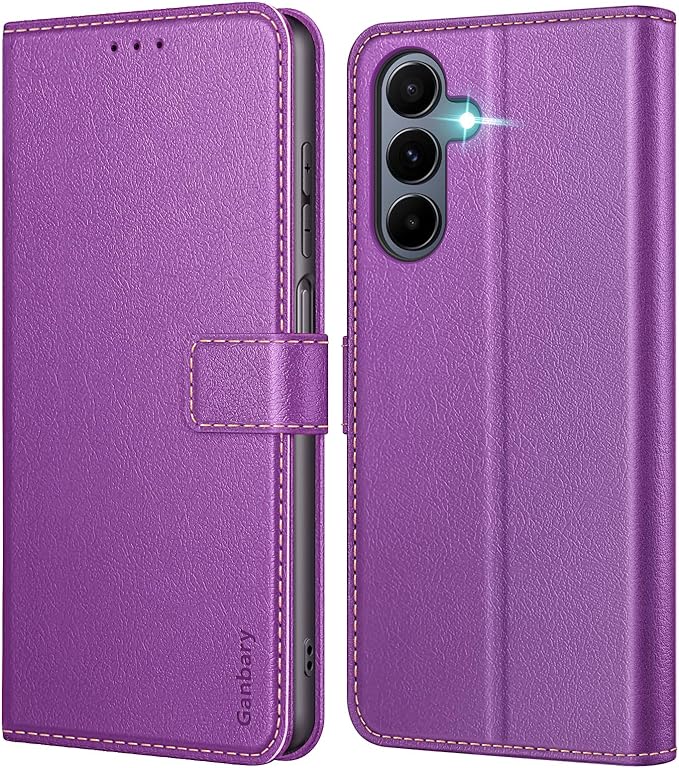 Ganbary Coque pour Samsung Galaxy A16 4G/5G, [Housse en Cuir PU Premium] [Etui à Rabat] [Pochette de Portefeuille], Étui de Protection pour Samsung Galaxy A16 4G/5G