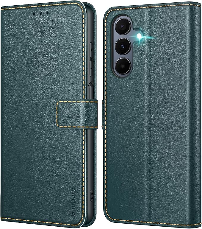 Ganbary Coque pour Samsung Galaxy A16 4G/5G, [Housse en Cuir PU Premium] [Etui à Rabat] [Pochette de Portefeuille], Étui de Protection pour Samsung Galaxy A16 4G/5G