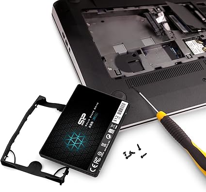 Silicon Power SSD 512Go 3D NAND A55 SLC Cache Performance Boost 2.5 pouces SATA III 7mm (0.28") Interne SSD