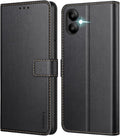 Ganbary Coque pour Samsung Galaxy A05, [Housse en Cuir PU Premium] [Etui à Rabat] [Pochette de Portefeuille], Étui de Protection pour Samsung Galaxy A05 - Noir