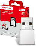 MERCUSYS MA30N TP-Link Clé WiFi AC1300Mbps,Adaptateur WiFi USB, Carte réseau, Nano Carte, Double Bande, Clé WiFi pour PC, Carte WiFi pour PC, Dongle WiFi Bi-Bande, Compatible avec Windows 11/10
